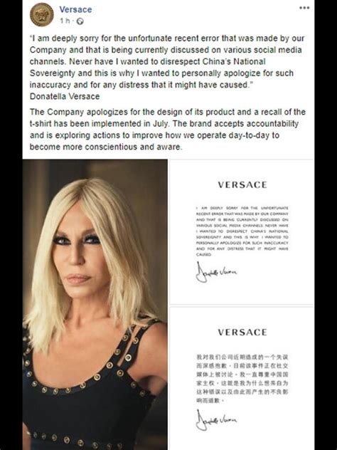 donatella versace e cina|Italia: polemica per t.